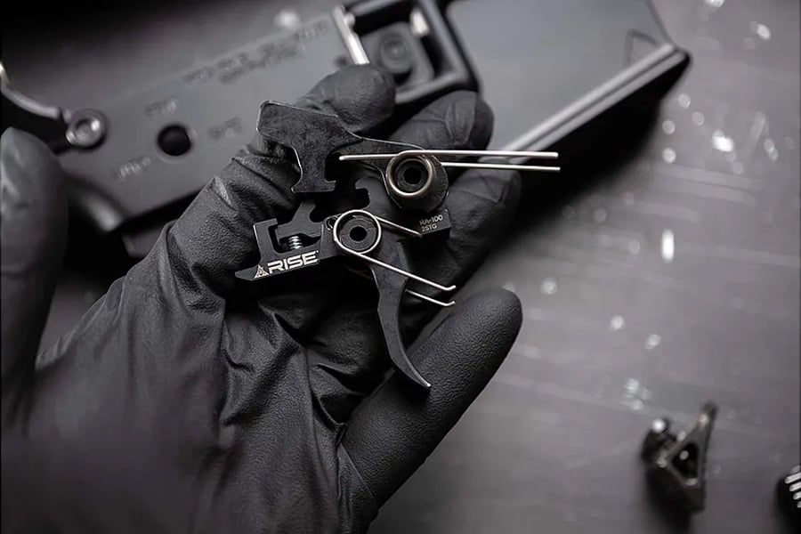 RISE ARMAMENT Two-Stage RA-100 AR-10/15 Trigger Component with Mil Spec Pins